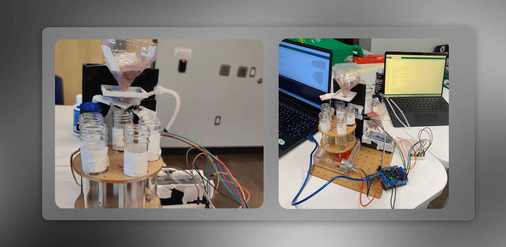 Automated fluid and powder dispenser prototype and controls