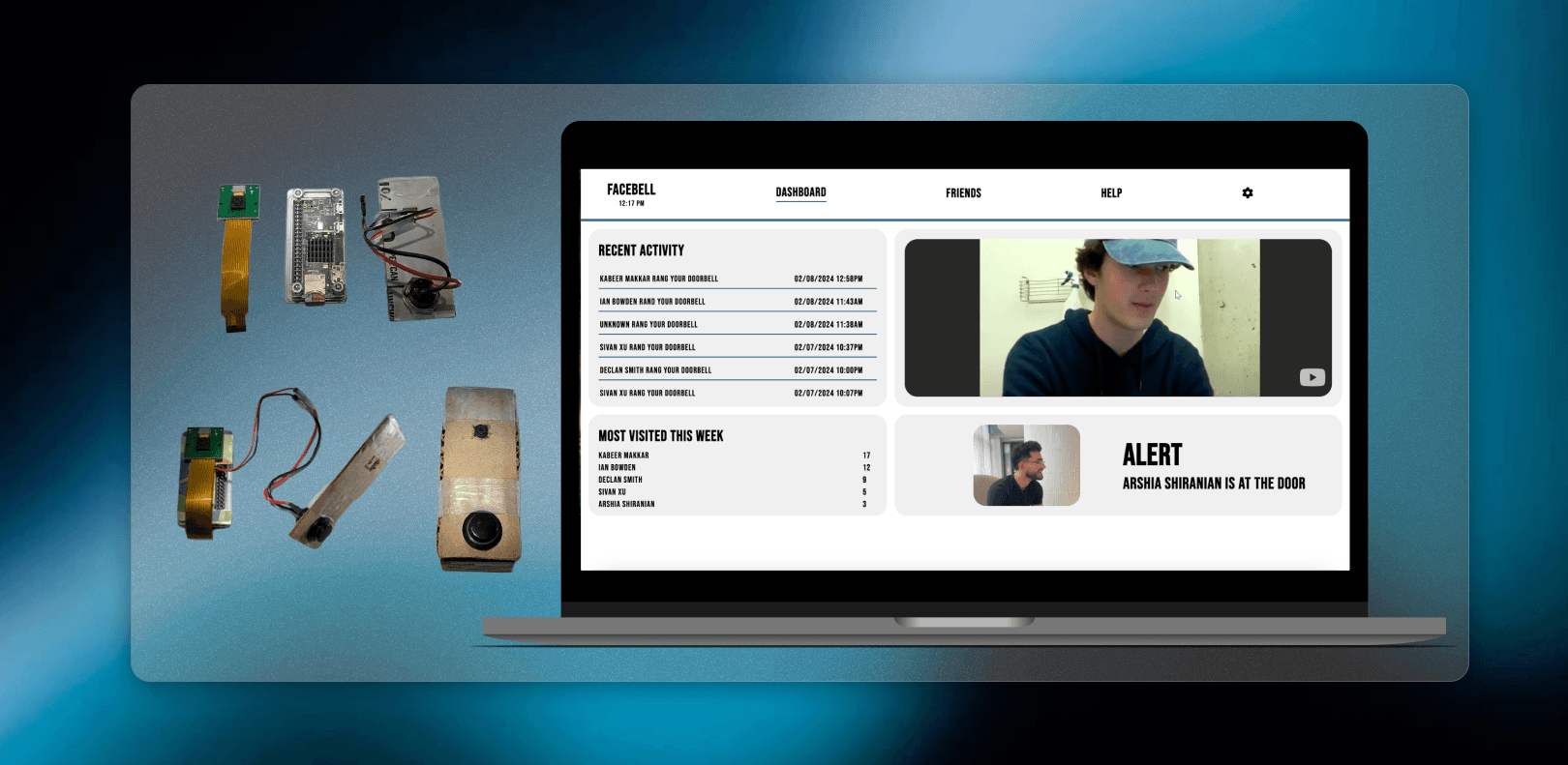 Facebell facial-recognition doorbell interface and prototype
