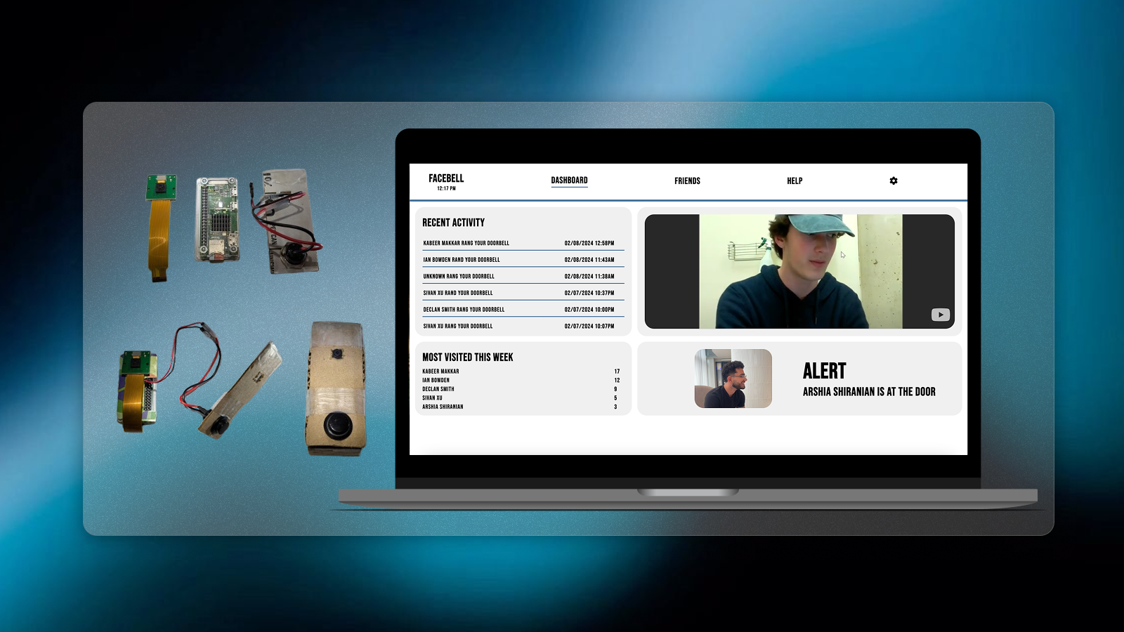 Facebell facial-recognition doorbell interface and prototype