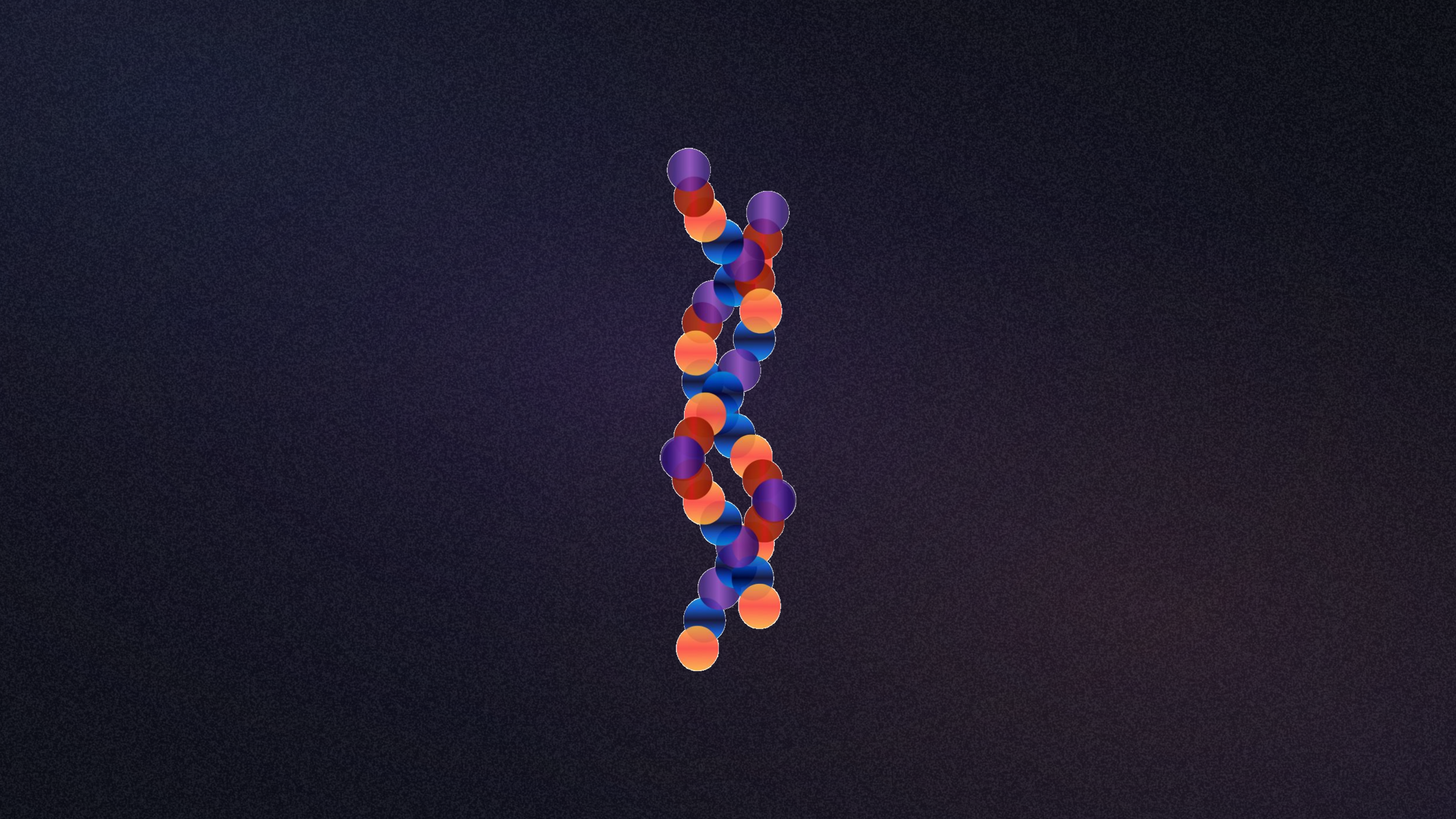 Neuvae Biotech molecular mark centered on a subtle indigo textured background